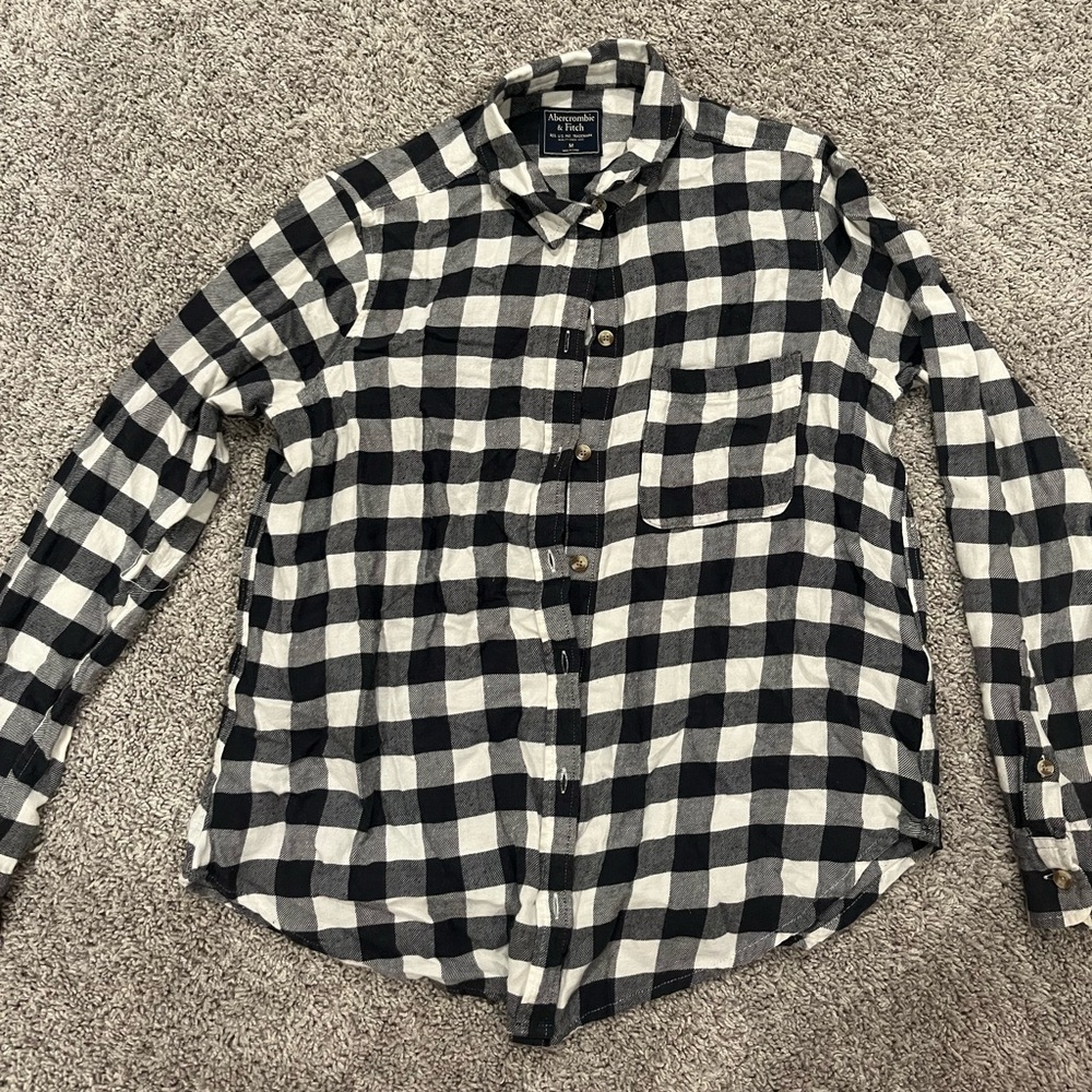 Abercrombie Plaid Flannel Buffalo Check Shirt